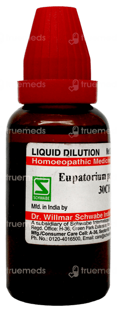 Dr Willmar Schwabe Eupatorium Perfoliatum 30ch Dilution 30ml