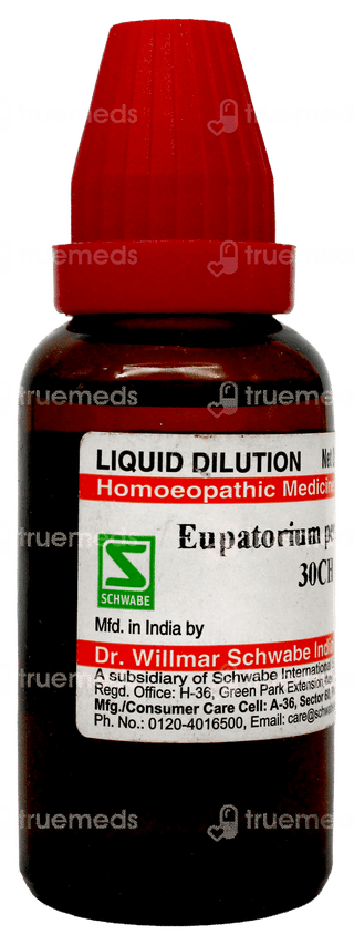 Dr Willmar Schwabe Eupatorium Perfoliatum 30ch Dilution 30ml