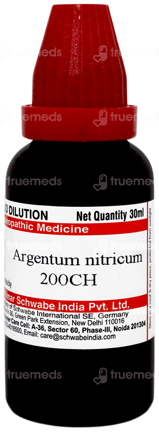 Dr Willmar Schwabe Argentum Nitricum 200ch Dilution 30ml