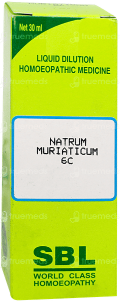 Sbl Natrum Muriaticum 6c Dilution 30ml Sbl Natrum Muriaticum 6c Dilution 30ml