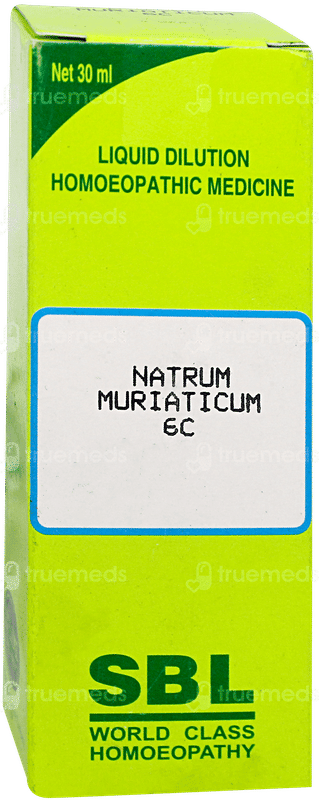 Sbl Natrum Muriaticum 6c Dilution 30ml