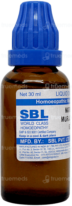 Sbl Natrum Muriaticum 6c Dilution 30ml Sbl Natrum Muriaticum 6c Dilution 30ml
