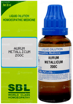 Sbl Aurum Metallicum 200c Dilution 30ml Sbl Aurum Metallicum 200c Dilution 30ml