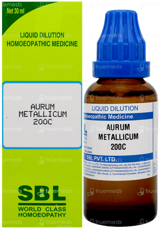 Sbl Aurum Metallicum 200c Dilution 30ml