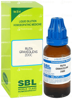 Sbl Ruta Graveolens 200c Dilution 30ml Sbl Ruta Graveolens 200c Dilution 30ml