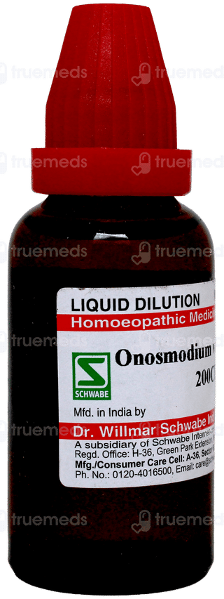 Dr Willmar Schwabe Onosmodium Virginianum 200ch Dilution 30ml