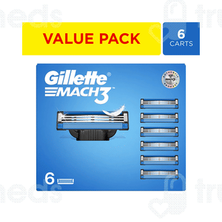 Gillette Mach 3 Shaving Razor Blades 6