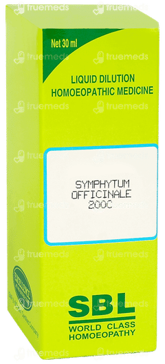 Sbl Symphytum Officinale 200c Dilution 30ml Sbl Symphytum Officinale 200c Dilution 30ml