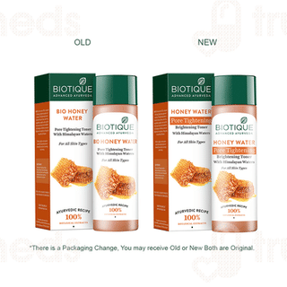 Biotique Honey Water Pore Tightening Brightening Toner 120Ml
