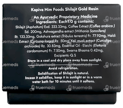 Kapiva Him Foods Shilajit Gold Resin 20gm Kapiva Him Foods Shilajit Gold Resin 20gm