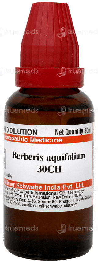 Dr Willmar Berberis Aquifolium 30ch Dilution 30ml