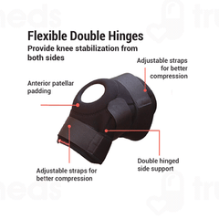 Sandpuppy Kneebrace Adjustable Open Patella Hinged Universal Knee Support Cap 1 Sandpuppy Kneebrace Adjustable Open Patella Hinged Universal Knee Support Cap 1