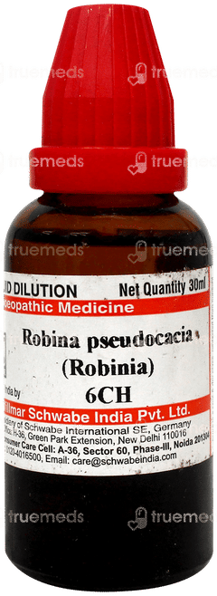 Dr Willmar Schwabe Robinia Pseudocacia 6ch Dilution 30ml Dr Willmar Schwabe Robinia Pseudocacia 6ch Dilution 30ml