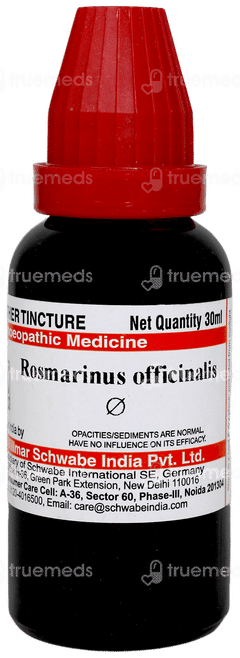 Dr Willmar Schwabe Rosmarinus Officinalis Q Mother Tincture 30ml