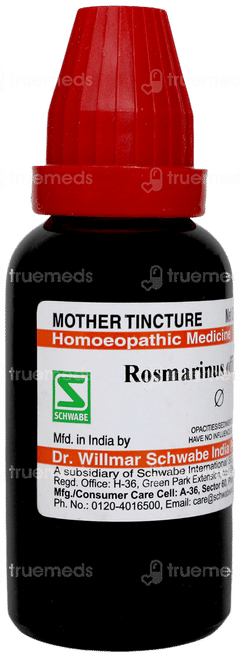 Dr Willmar Schwabe Rosmarinus Officinalis Q Mother Tincture 30ml