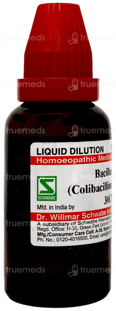 Dr Willmar Schwabe Bacillus Coli 30ch Dilution 30ml