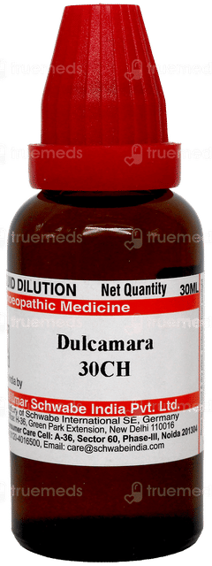 Dr Willmar Schwabe Dulcamara 30Ch Dilution 30Ml Dr Willmar Schwabe Dulcamara 30Ch Dilution 30Ml