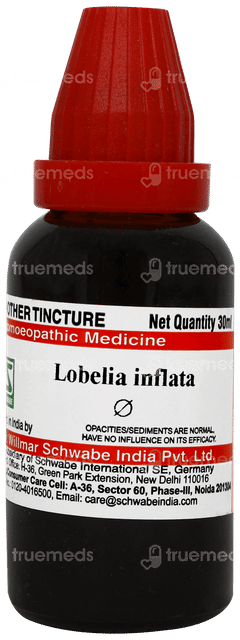 Dr Willmar Schwabe Lobelia Inflata Q Mother Tincture 30ml