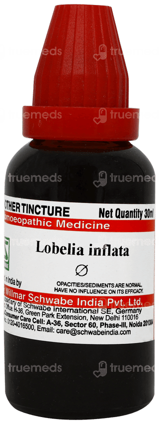 Dr Willmar Schwabe Lobelia Inflata Q Mother Tincture 30ml