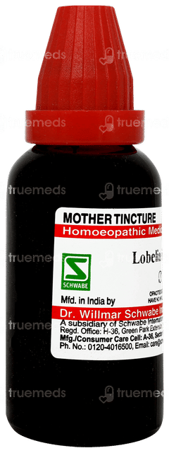 Dr Willmar Schwabe Lobelia Inflata Q Mother Tincture 30ml