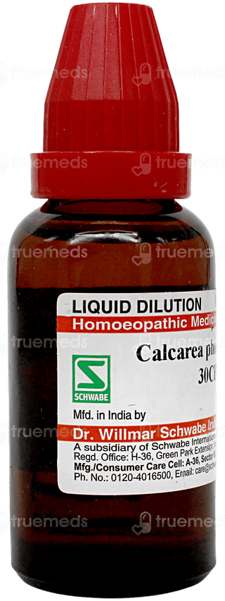 Dr Willmar Schwabe Calcarea Phosphorica 30ch Dilution 30ml