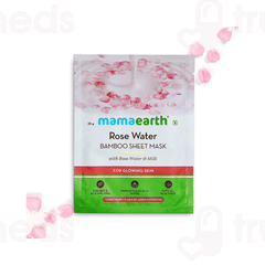 Mamaearth Rose Water Bamboo Sheet Mask 25gm
