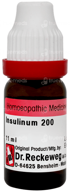 Dr Reckeweg Insulinum 200 Dilution 11ml