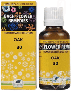 New Life Bach Flower Oak 30 Dilution 30 Ml