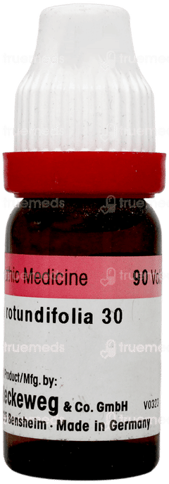 Dr Reckeweg Drosera 30 Dilution 11 Ml