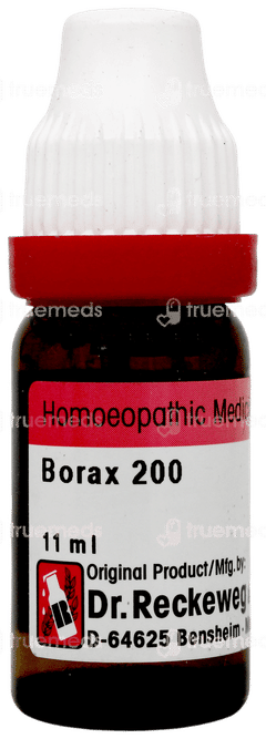 Dr Reckeweg Borax 200 Dilution 11ml Dr Reckeweg Borax 200 Dilution 11ml