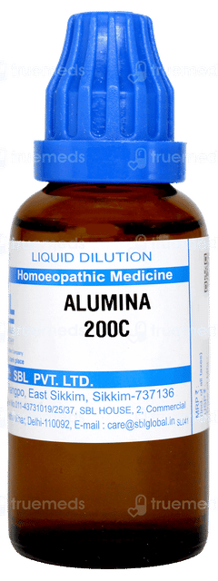 Sbl Alumina 200c Dilution 30ml