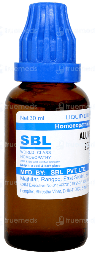 Sbl Alumina 200c Dilution 30ml