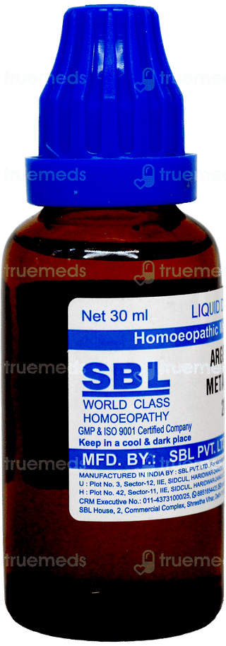 Sbl Argentum Metallicum 200c Dilution 30ml