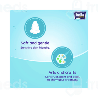 Bella Cotton Paper Stick Buds 200