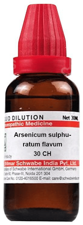 Dr Willmar Schwabe Arsenicum Sulphuratum Flavum 30Ch Dilution 30Ml