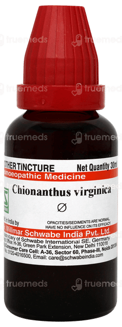 Dr Willmar Schwabe Chionanthus Virginica Q Mother Tincture 30ml