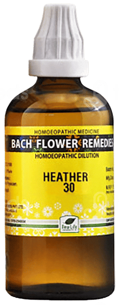 New Life Bach Flower Heather 30 Dilution 30 Ml