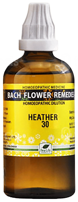 New Life Bach Flower Heather 30 Dilution 30 Ml