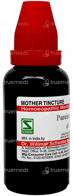 Dr Willmar Schwabe Pareira Brava Q Mother Tincture 30Ml Dr Willmar Schwabe Pareira Brava Q Mother Tincture 30Ml