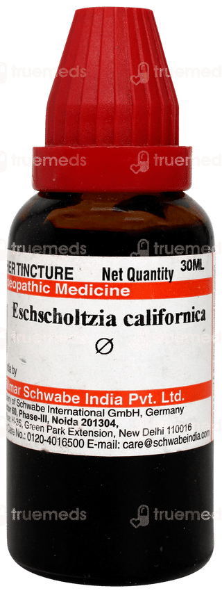 Dr Willmar Schwabe Eschscholtzia Californica Q Mother Tincture 30ml
