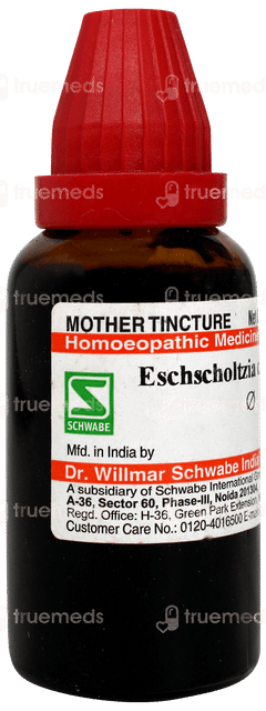 Dr Willmar Schwabe Eschscholtzia Californica Q Mother Tincture 30ml