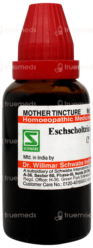 Dr Willmar Schwabe Eschscholtzia Californica Q Mother Tincture 30ml