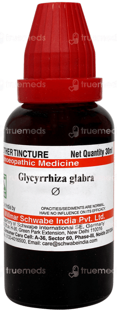 Dr Willmar Schwabe Glycyrrhiza Glabra Q Mother Tincture 30ml