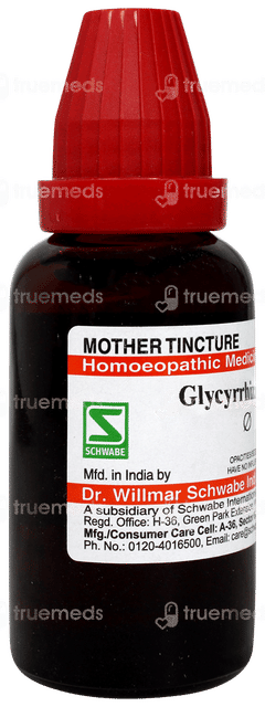 Dr Willmar Schwabe Glycyrrhiza Glabra Q Mother Tincture 30ml