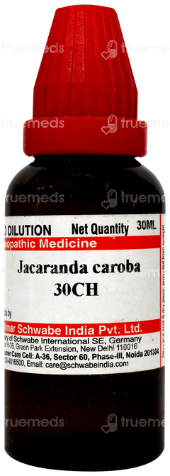 Dr Willmar Schwabe Jacaranda Caroba 30 CH Dilution 30 ML