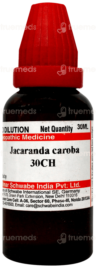 Dr Willmar Schwabe Jacaranda Caroba 30 CH Dilution 30 ML