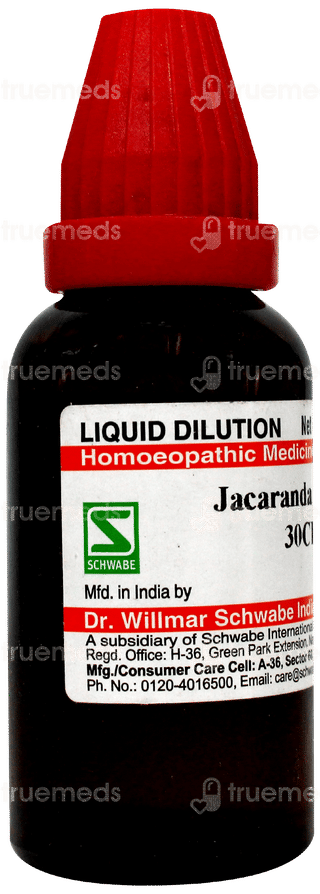 Dr Willmar Schwabe Jacaranda Caroba 30 CH Dilution 30 ML