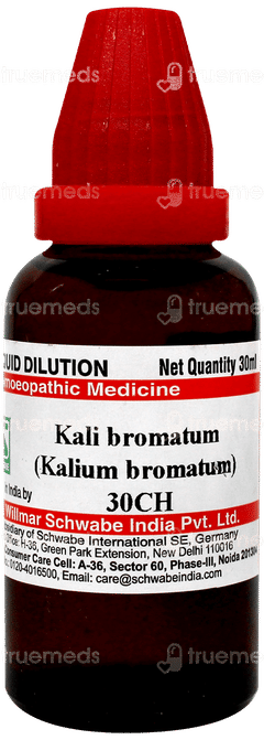Dr Willmar Schwabe Kali Bromatum 30ch Dilution 30ml