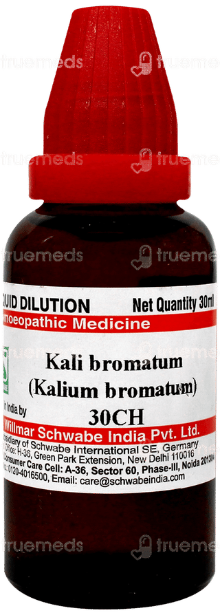 Dr Willmar Schwabe Kali Bromatum 30ch Dilution 30ml