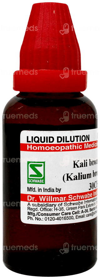 Dr Willmar Schwabe Kali Bromatum 30ch Dilution 30ml
